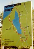 Hornsjön Runt, karta
